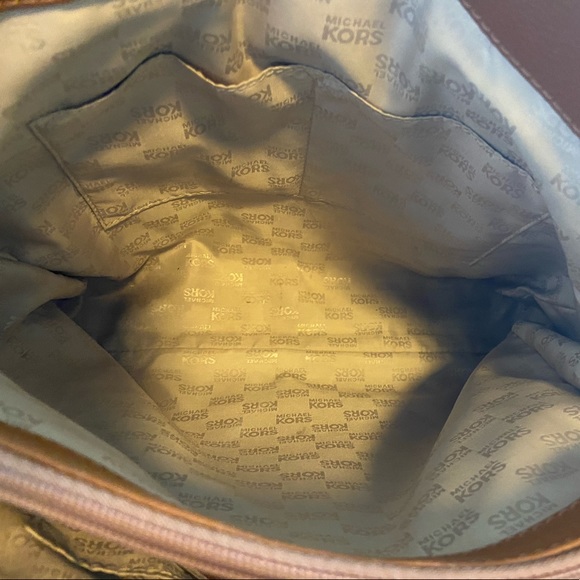 Michael Kors (Vintage) Hamilton, Purse, Tan - Picture 8 of 9